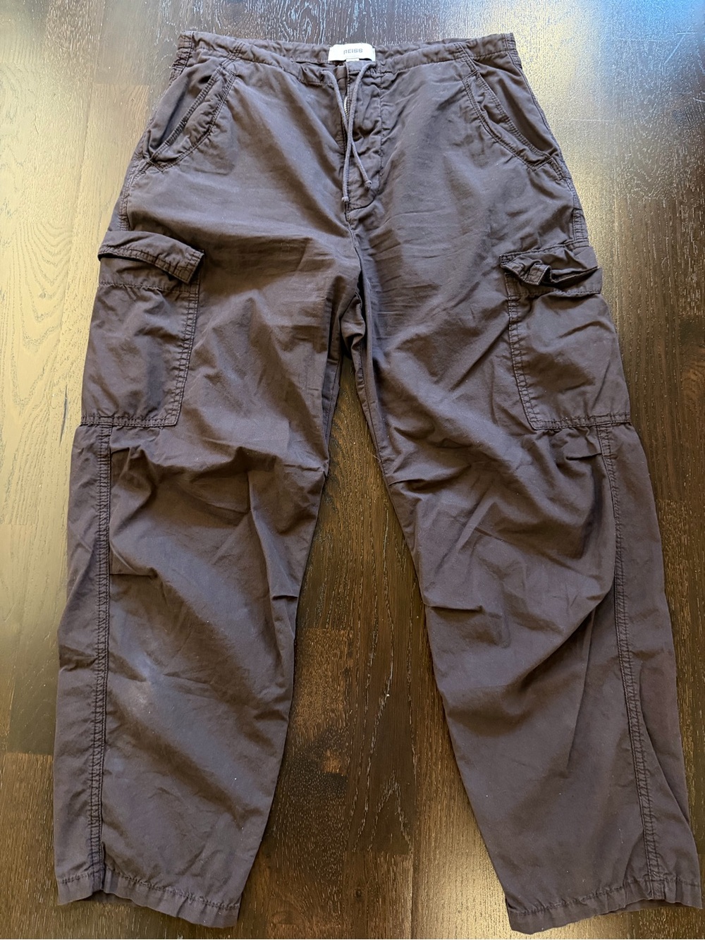 Reiss Women’s Lightweight Cargo Pants in Brown